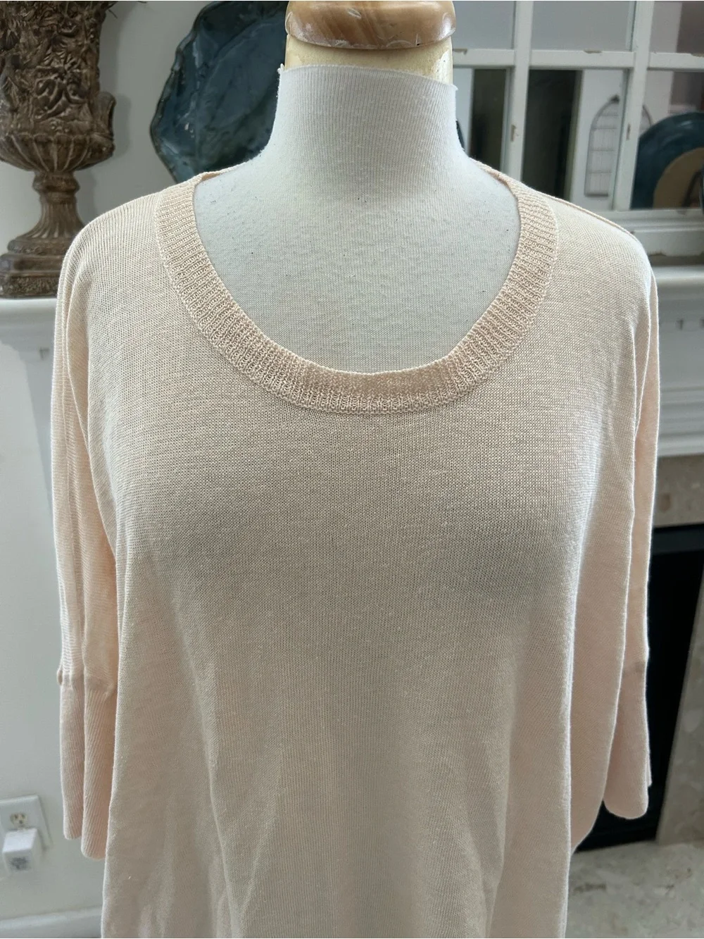 J. Crew Lightweight Scoop Neck Dolman Sleeve Sweater